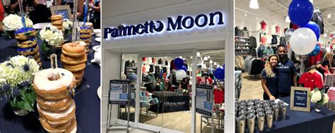 Contact information for osiekmaly.pl - Shop Palmetto Moon in Columbia, SC at Columbiana Centre! Palmetto Moon unites the flair and comforts of Southern living with stylish apparel, footwear, drinkware, gifts, and collegiate wear. They carry a wide selection of top lifestyle brands including Southern Marsh, Simply Southern, Columbia, YETI, and many more. Whether you’re celebrating your …